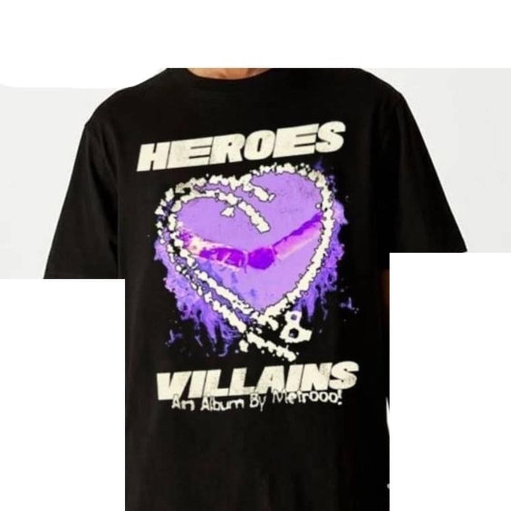 Metro Boomin Heroes And Villains Rap Album Music Fan Graphic T-Shirt
